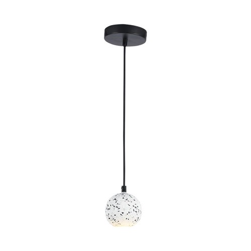 LED designer pendellampe - hvit, med G9 holder