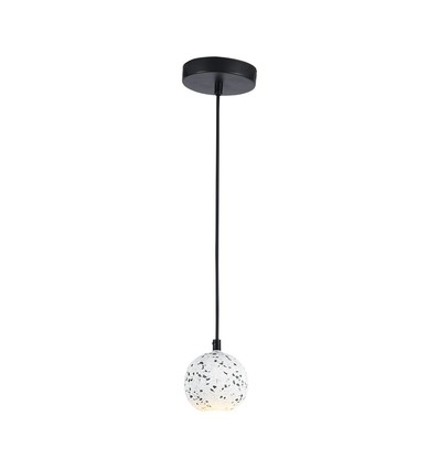 LED designer pendellampe - hvit, med G9 holder