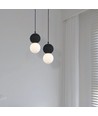 LED Designer Pendellampe G9 - Sort + Hvit Hus