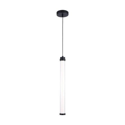 5W LED Designer pendel - 600lm, Metall + Glass, Ø5,5cm, inkl. lyskilde