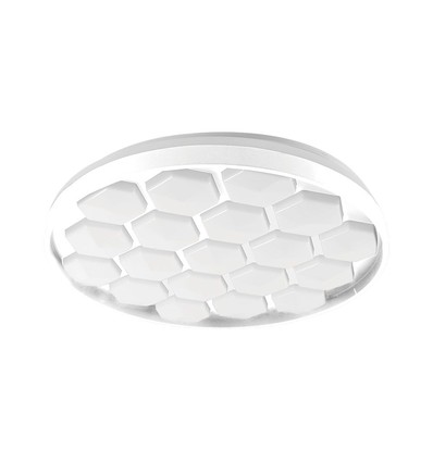 LED Designer Dome-lampe - 30W/60W/30W, Fjernkontroll, Biehive-deksel, Dempbar.