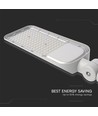 100W LED Gatebelysning - Samsung Chip, Adapter, 6500K.