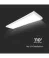 40W LED bakgrunnsbelyst panellykt - Samsung chip, 1200x300mm, 4000K.