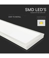 40W LED bakgrunnsbelyst panellykt - Samsung chip, 1200x300mm, 4000K.