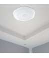 40W LED Designer Dome taklampe - 4000lm, 3-i-1 CCT, dimbar, inkl. fjernkontroll, blomstermønster