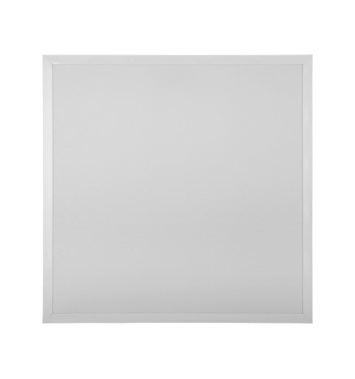 62x62 LED-panel, 36W - 117lm/W, nøytral hvit, hvit kant, bakbelyst
