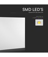 36W LED Panel - 620x620mm, UGR 19, 120lm/W, Flimmerfri, 4000K