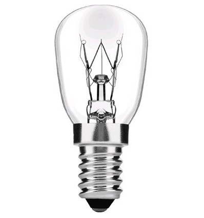 Ovnpære E14 - 25W Halogen, 130lm, maks. 300°C