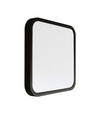 48W LED taklampe, 42x42cm - 4000K, IP44, sort kant, kvadratisk, 5160lm