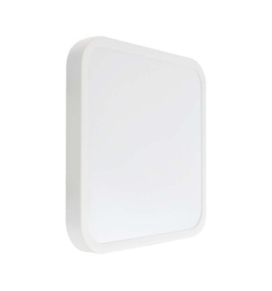 36W LED sensorlampe - IP44, 42 x 42cm, Samsung LED Chip, hvit kant, fjernkontroll, innebygd sensor, inkl. lyskilde