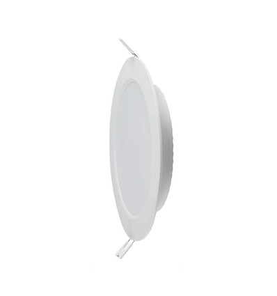 18W Ø22cm LED innfellingspanel - 110lm/W, Samsung LED chip, 6500K, hvit kant, 5 års garanti