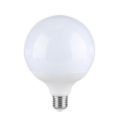 E27 18W LED globepære G120 - 110lm/W, Samsung LED chip, 6500K, kald hvit