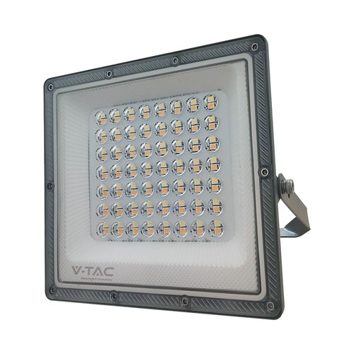 50W LED lyskaster - 3-i-1, Gun Grey hus.