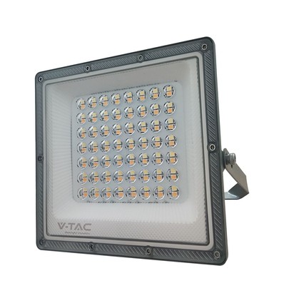 V-Tac 50W LED lyskaster CCT - 3 lysfarger, grått hus, IP65, 230V