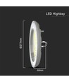 LED highbay 150W - 3-i-1