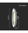 NO: VT-91150CCT 150W LED HIGHBAY 3IN1