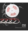 10m 12,5W/m COB-LED strip sett, 3000K - IP65, 1100lm/m, 286 LED pr. meter, 8mm bredde
