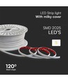 286 LED stripelys 12.5W/m - 3000K, 50m/rull, 220V, IP65