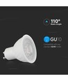 6W GU10 LED pære - 445lm, 110°, Samsung LED chip, varm hvit