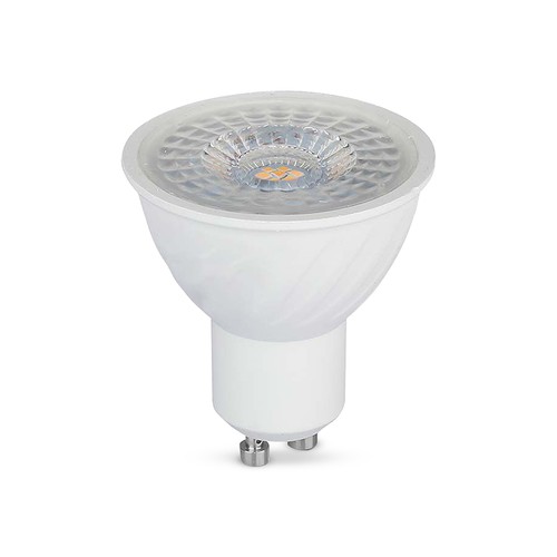 6W GU10 Spotlampe - Plast, 4000K, 110°, dimbar