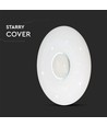 40W Designer Dome LED taklampe med stjerneeffekt - 4000lm, dimbar, CCT, fjernkontroll, Ø39cm