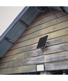 80W Solcelle LED lyskaster med fjernkontroll - 800lm, IP65, 4000K, sort, inkl. 10W solcellepanel og batteri