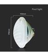 EN: VT-12135 35W LED GLASS BASSENGLYS 6500K