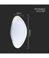 LED Designer Dome Light - 20W/40W/20W, Fjernkontroll, Phantom Cover, Dimbar