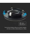 GU10 Downlight - Sort, IP20