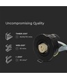 GU10 Downlight - Sort, IP20