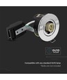 GU10 Downlight - Børstet stål, IP20