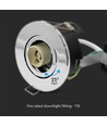 GU10 Downlight - Børstet stål, IP20