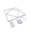 Hexagon Diamant 60x60 LED-panel, 60W - Høyde:15mm, 100lm/W, hvit kant