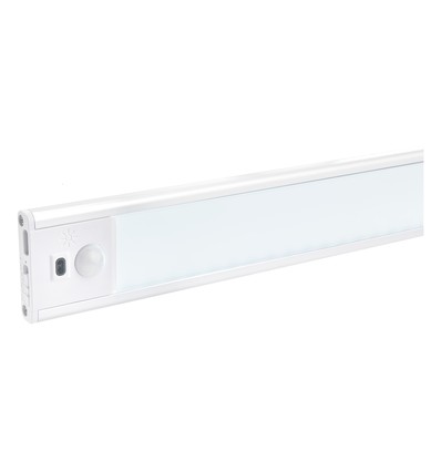 Slimline LED underskapsarmatur Med PIR Sensor, CCT, Dimbar - 400 mm
