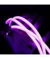 5m 11,5W/m Lilla Neon COB strip - 230V, IP67 vanntett, 288 LED, Kan klippes for hver 10cm