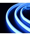 5m 11,5W/m Lyseblå Neon COB strip - 230V, IP67, 288 LED, kan klippes for hver 10cm