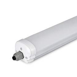 Med LED - Lysrør armatur V-Tac vanntett 36W komplett LED armatur - 120 cm, 120lm/W, IP65, 230V
