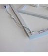 Hexagon Diamant 60x60 LED-panel, 60W - Høyde:15mm, 100lm/W, hvit kant