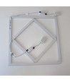 Hexagon Diamant 60x60 LED-panel, 60W - Høyde:15mm, 100lm/W, hvit kant