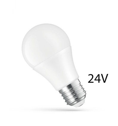 24V, E27 LED-pære, 10W - AC/DC, Spektrum