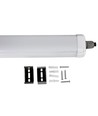 V-Tac vanntett 36W komplett LED armatur - 120 cm, 120lm/W, gjennomgangskobling, IP65, 230V