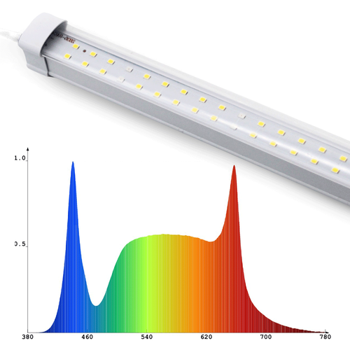 LEDlife Max-Grow 2.0 30W vekstarmatur - 120cm, 30W LED, fullt lysspektrum, IP65