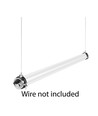 Dura66 40W LED armatur - 120 cm, IP66, gjennomgangskobling, IK10, 145lm/W