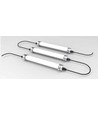 Dura66 40W LED armatur - 120 cm, IP66, gjennomgangskobling, IK10, 145lm/W