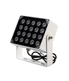 20W Infrarød lyskaster for overvåking / kamera - IP65, arbeidslampe, 850nm, IR nattbelysning, LED lyskaster