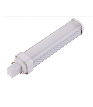 RESTSALG: G24Q LED pære - 11W, 120°, varm hvit, klar glass RESTSALG: G24Q LED pære - 11W, 120°, varm hvit, klar glass