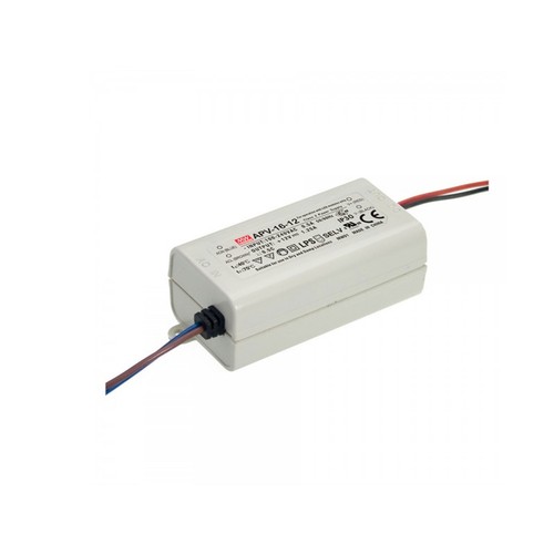 16W / 12V DC strømforsyning - IP20, 1.33A