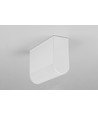 2m aluprofil COMBO30-01 ACDE-9 - Hvit lakkert, påbygging, LED skinne