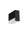 2m aluminiumsprofil COMBO30-01 ACDE-9 - Svart anodisert, påbygging, LED skinne