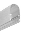 1m aluminiumsprofil NAMI23 CD-9 - Ubehandlet aluminium, påbygg, LED-skinne